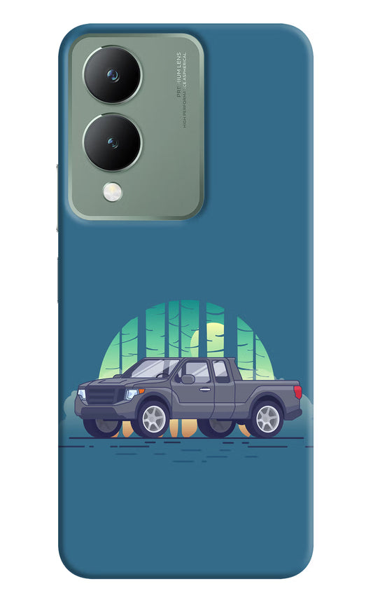 Retro Garage Vibe Vivo Y17s Back Cover