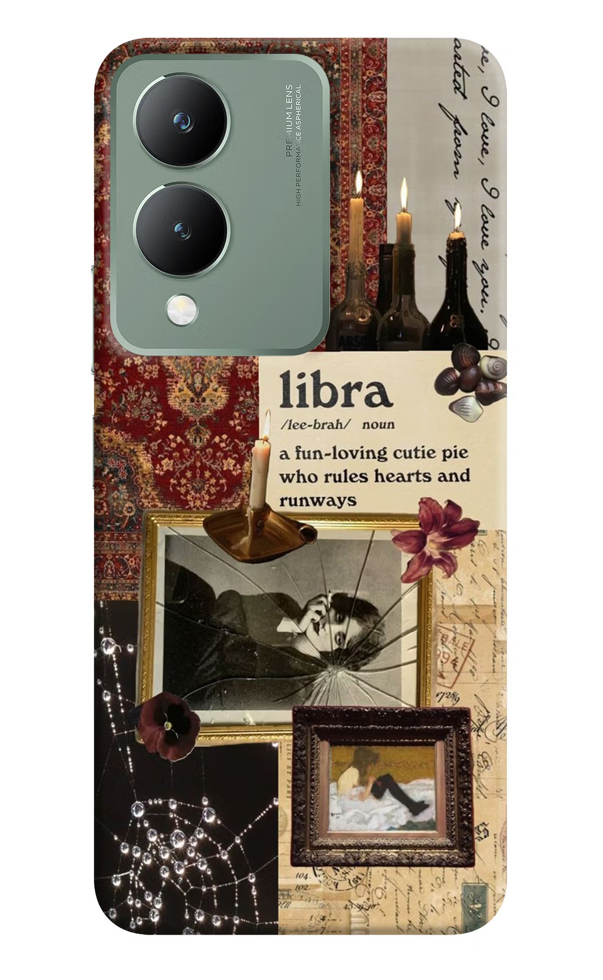 Libra Zodiac Vivo Y17s Hard Case Back Cover by Casekaro