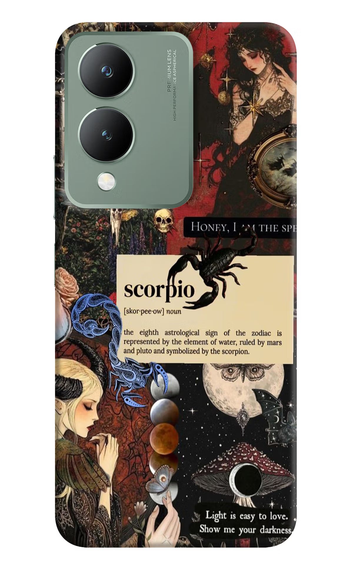 Scorpio Zodiac Vivo Y17s Hard Case Back Cover by Casekaro