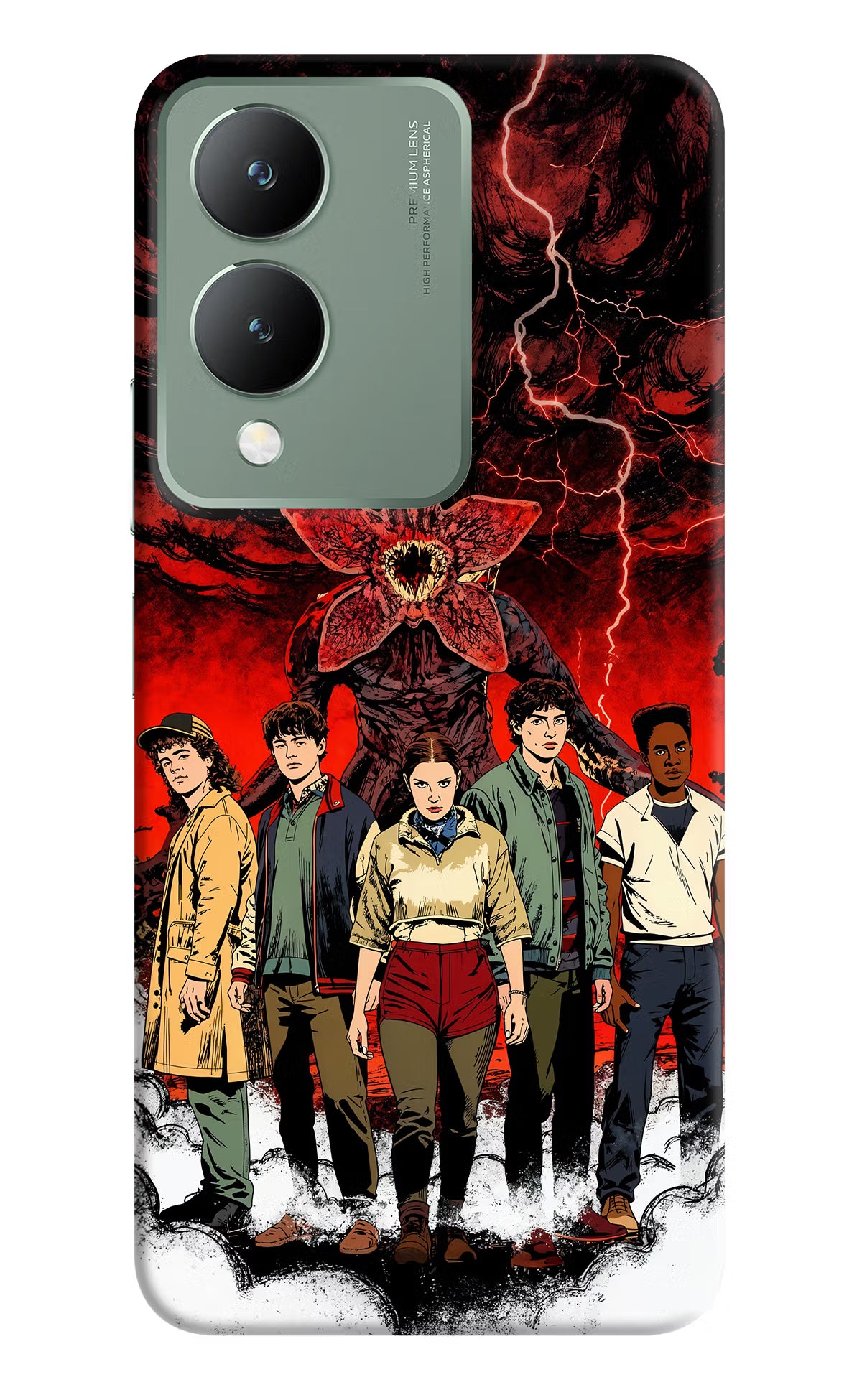 Ordinary Things Characters Vivo Y17s Hard Case Back Cover by Casekaro