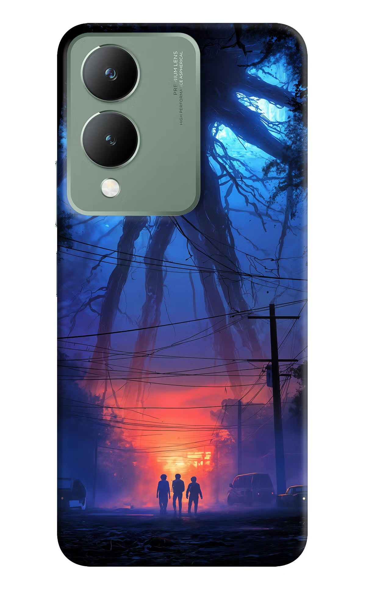 Ordinary Things Shadow Vivo Y17s Hard Case Back Cover by Casekaro