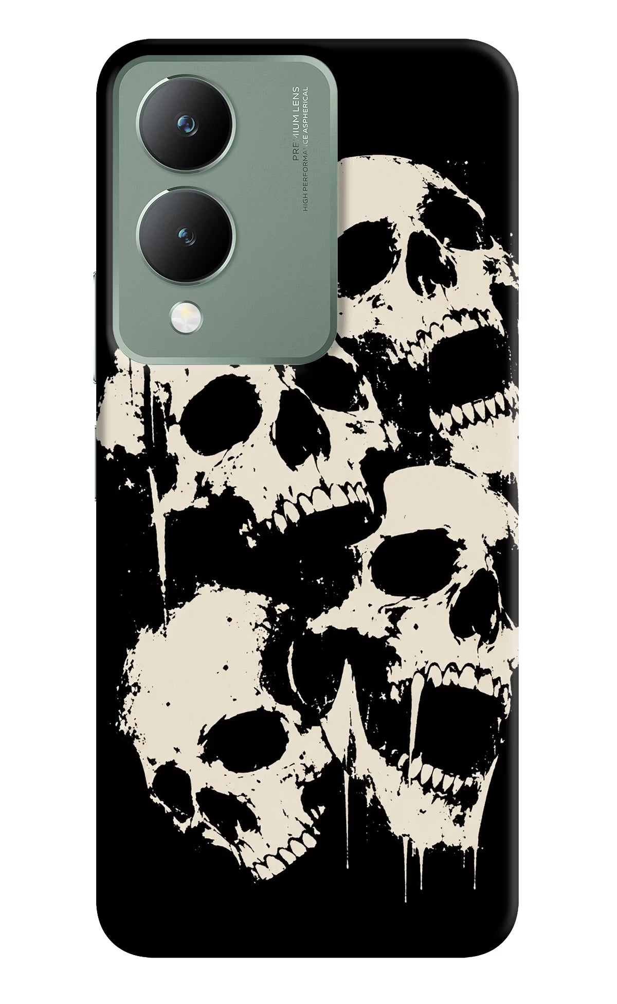 Dead Stack Vivo Y17s Hard Case Back Cover by Casekaro