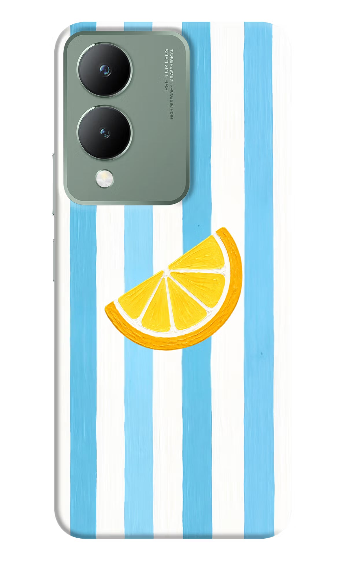 Summer Lemon Vivo Y17s Hard Case Back Cover by Casekaro