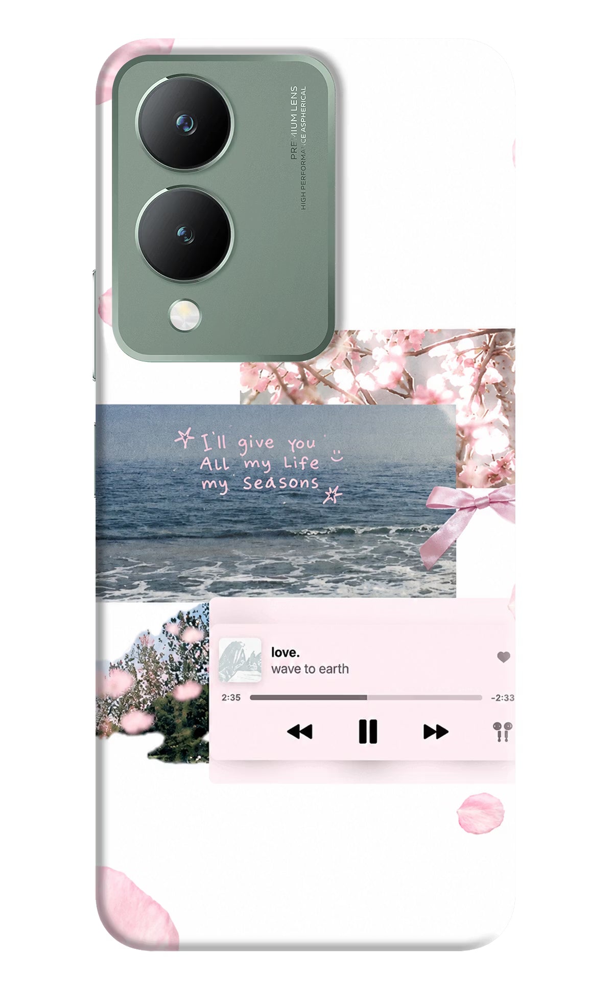 Wave to earth Vivo Y17s Back Cover