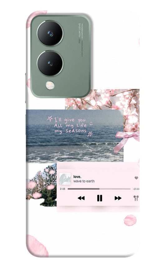 Wave to earth Vivo Y17s Hard Case Back Cover by Casekaro