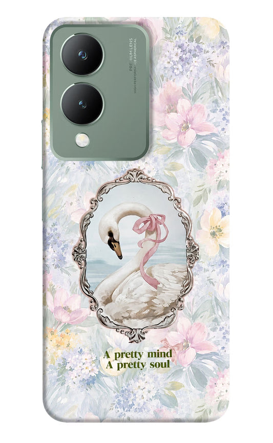 Pretty Mind Pretty Soul Vivo Y17s Hard Case Back Cover by Casekaro