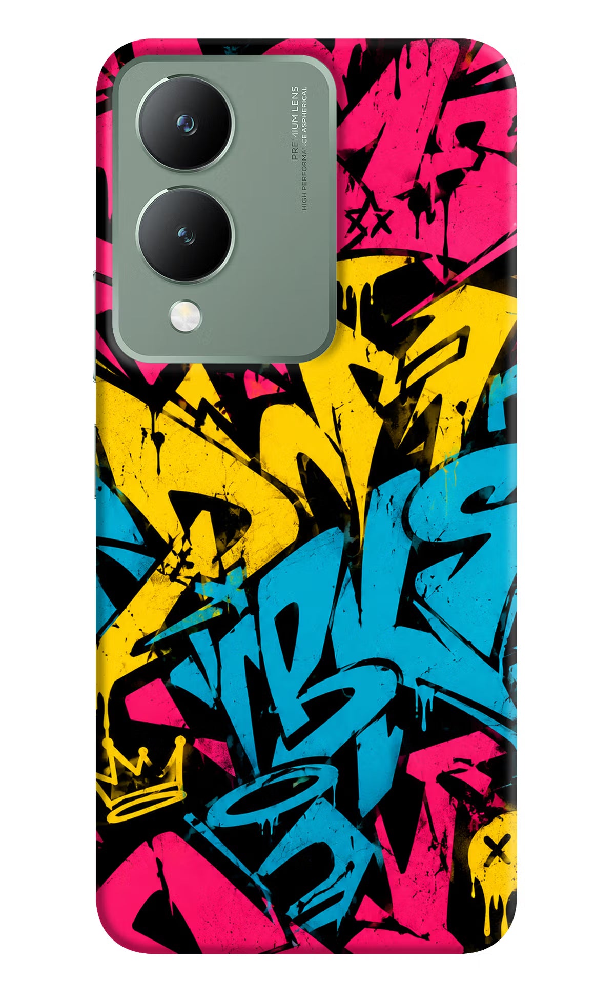 Graffiti Vibe Vivo Y17s Back Cover