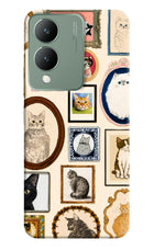 Mirror Cats Vivo Y17s Hard Case Back Cover by Casekaro
