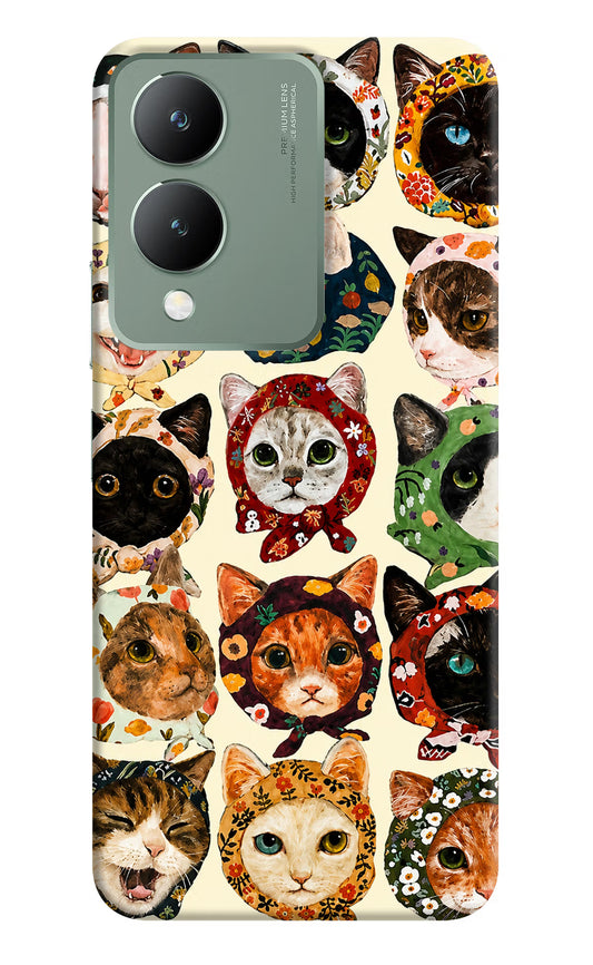 Cool Cat Vivo Y17s Hard Case Back Cover by Casekaro