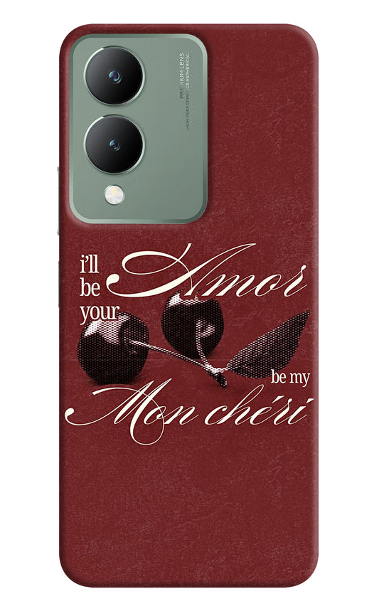 Velvet Cherry Vivo Y17s Back Cover