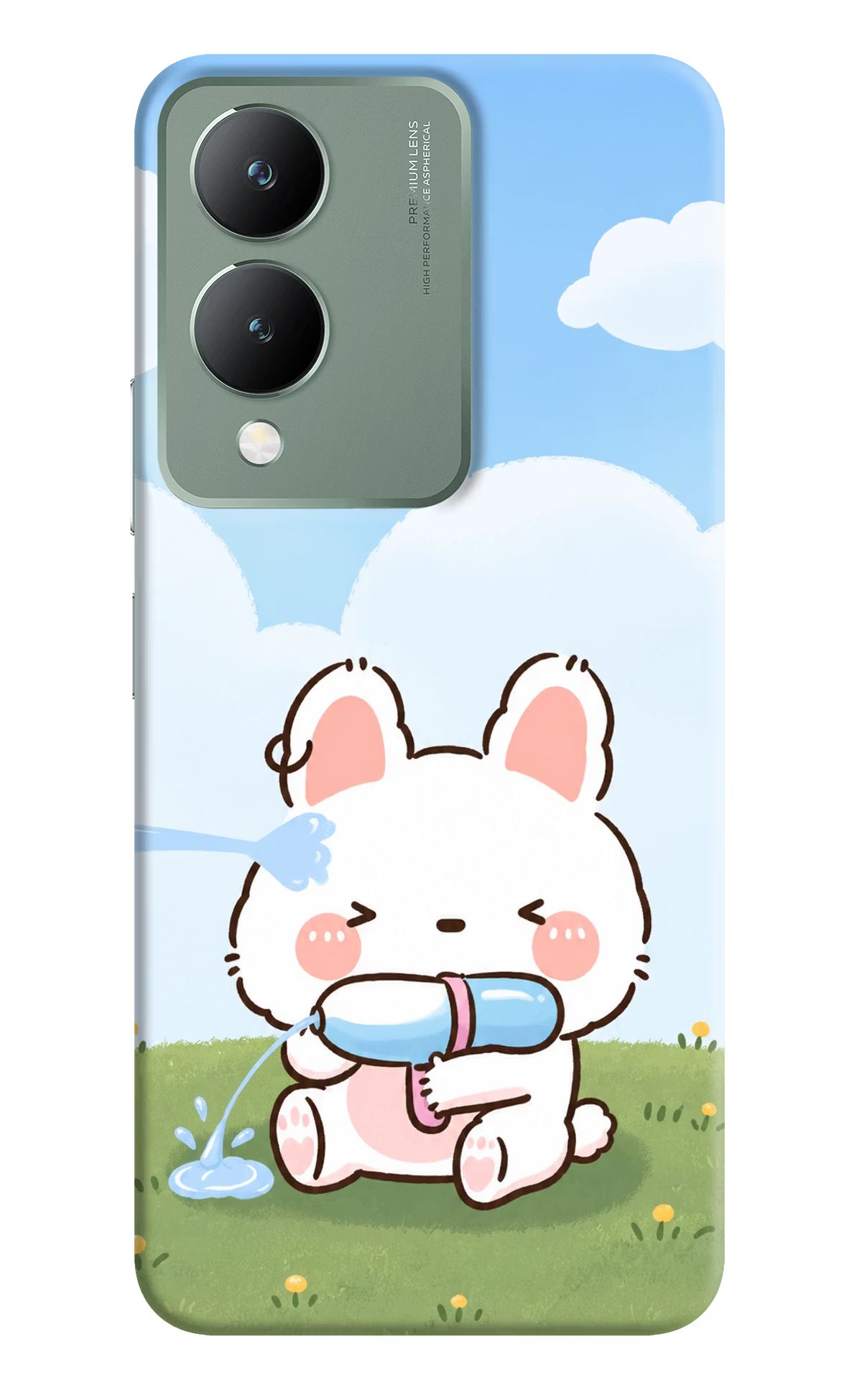 Bunny Treat Vivo Y17s Back Cover