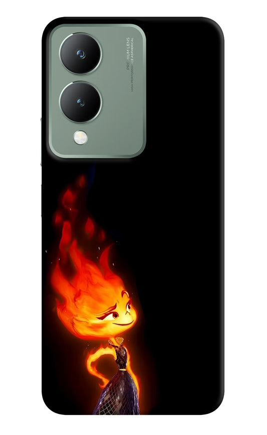 Ember Flame Vivo Y17s Hard Case Back Cover by Casekaro