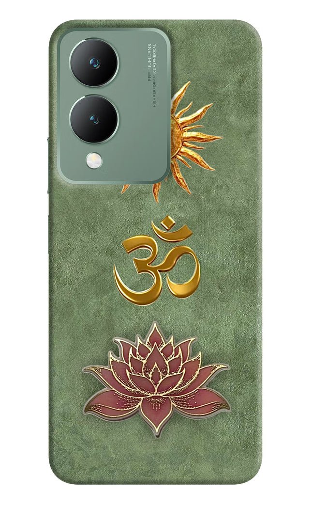 Om & Lotus Vivo Y17s Back Cover