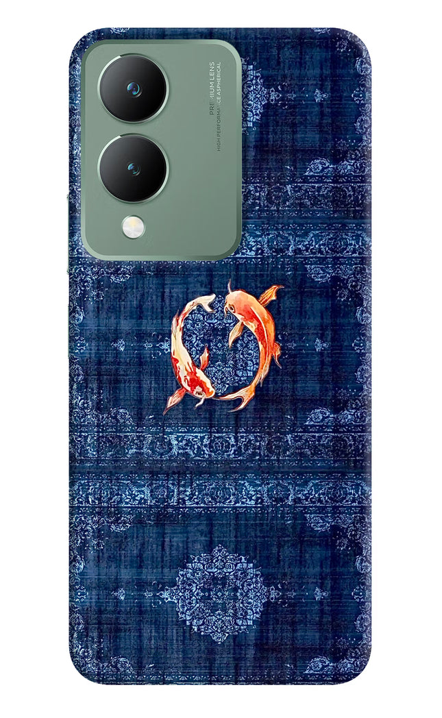Koi Blue Vivo Y17s Hard Case Back Cover by Casekaro