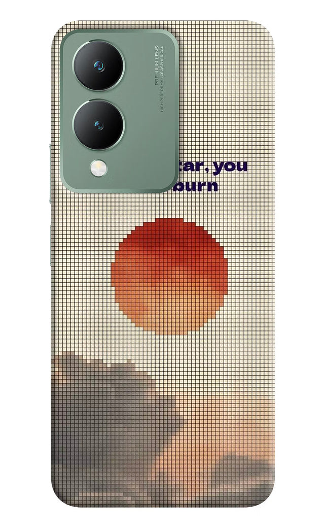 Pixel Sun Vivo Y17s Hard Case Back Cover by Casekaro