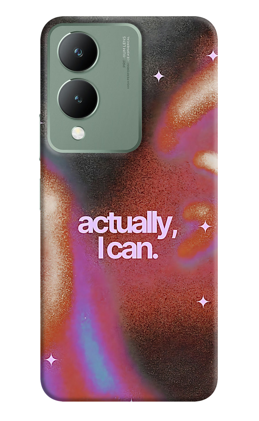 Pink Aura Vivo Y17s Back Cover, Hard case