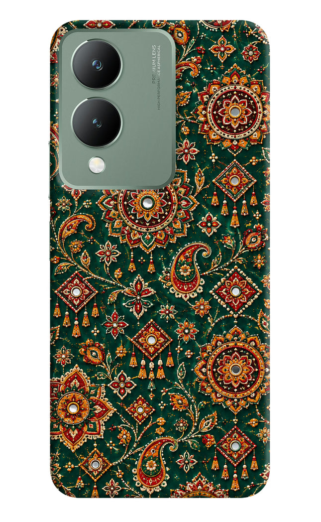 Green Pataka Vivo Y17s Hard Case Back Cover by Casekaro
