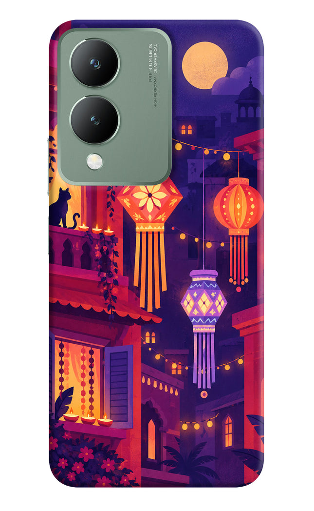 Lantern Lane Vivo Y17s Hard Case Back Cover by Casekaro