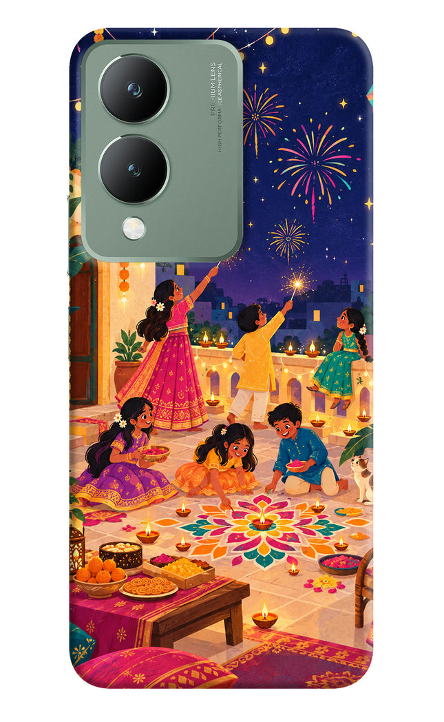 Diwali Night Vivo Y17s Back Cover