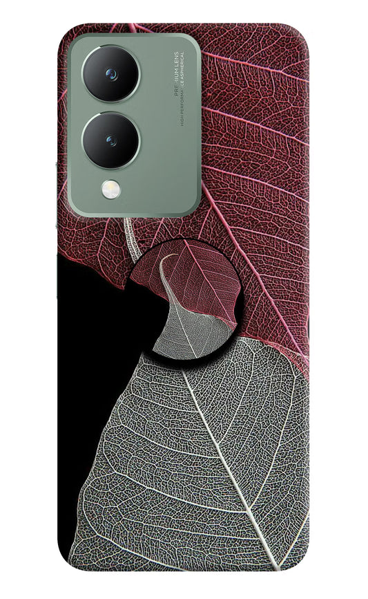 Leaf Pattern Vivo Y17s Pop Case