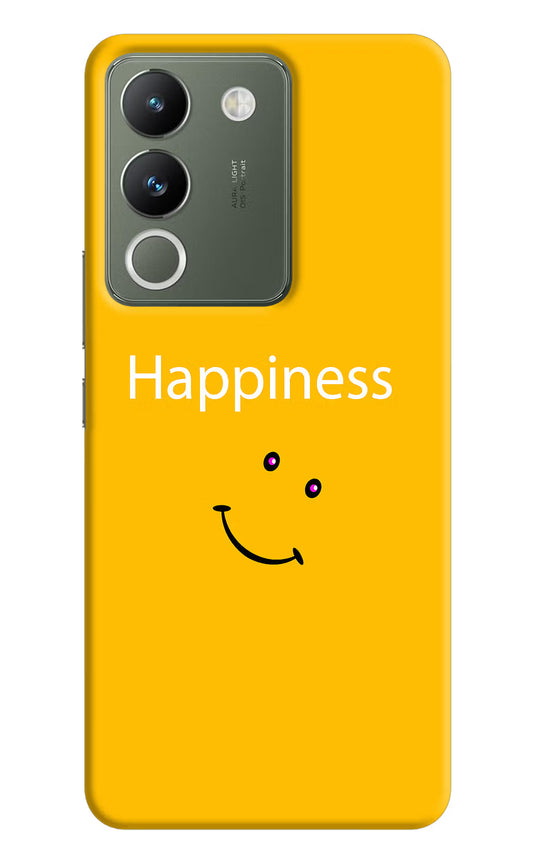 Happiness With Smiley Vivo Y200 5G Hard Case Back Cover by Casekaro