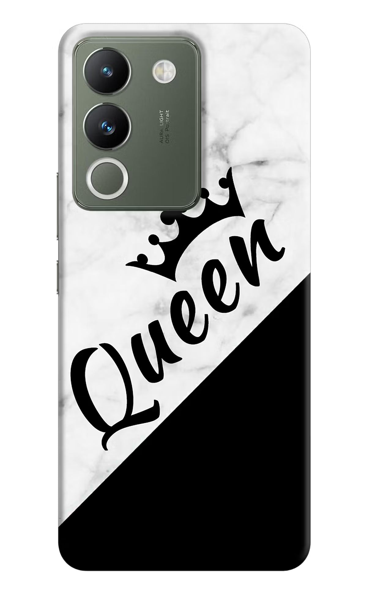 Queen Vivo Y200 5G Hard Case Back Cover by Casekaro
