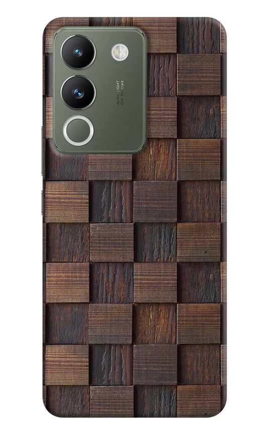 Wooden Cube Design Vivo Y200 5G Hard Case Back Cover by Casekaro