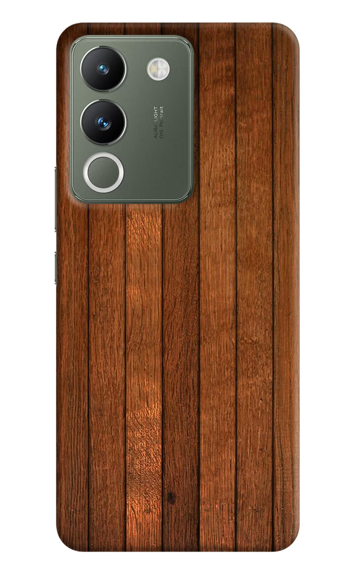 Wooden Artwork Bands Vivo Y200 5G Hard Case Back Cover by Casekaro