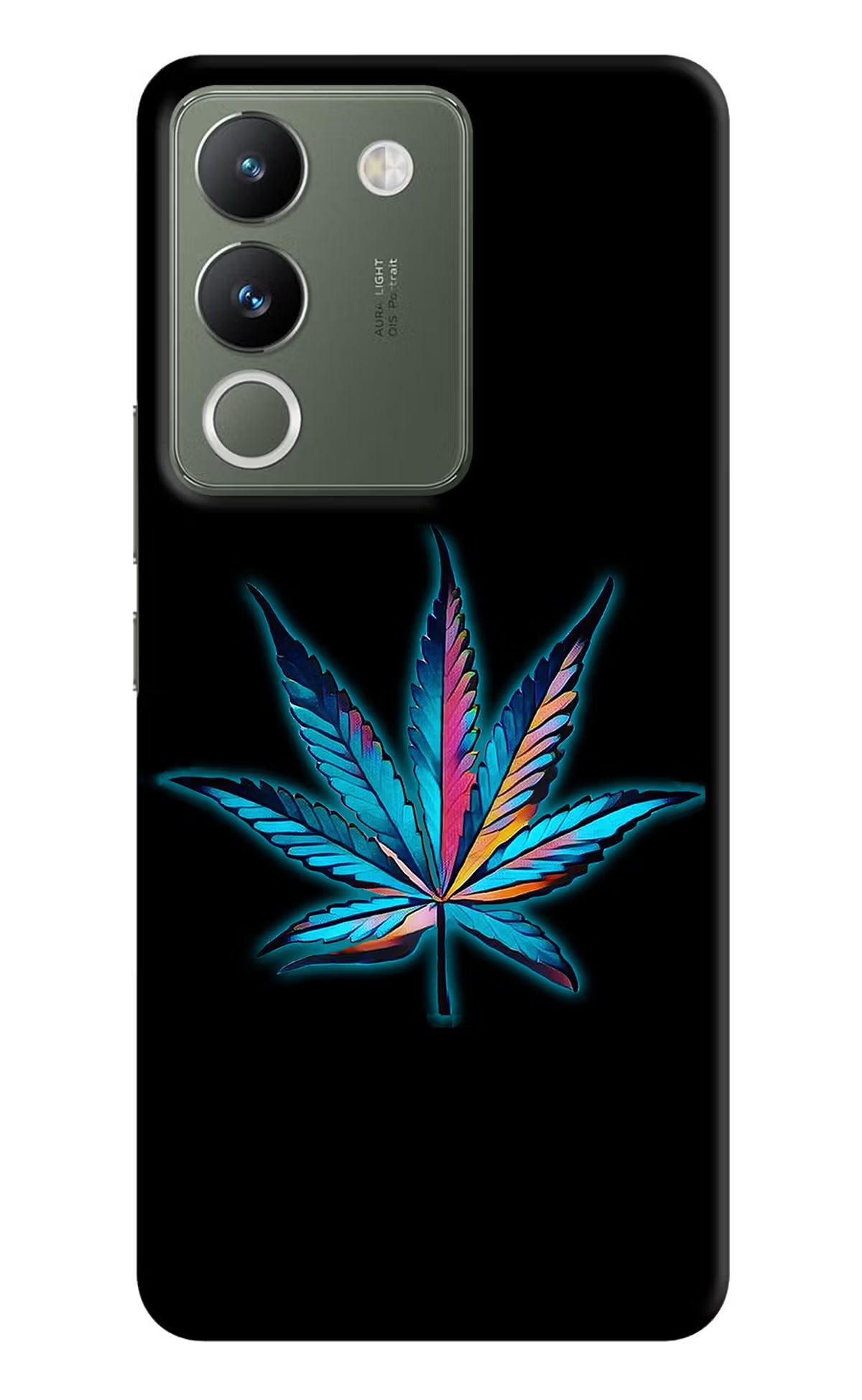 Weed Vivo Y200 5G Hard Case Back Cover by Casekaro