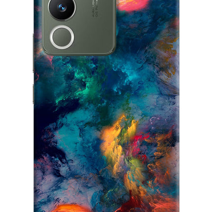 Artwork Paint Vivo Y200 5G Hard Case Back Cover by Casekaro