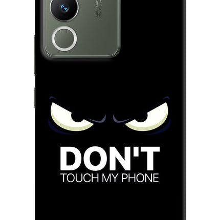 Don'T Touch My Phone Vivo Y200 5G Hard Case Back Cover by Casekaro