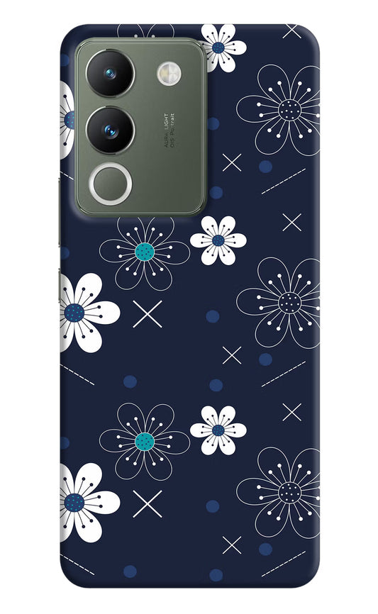 Flowers Vivo Y200 5G Hard Case Back Cover by Casekaro
