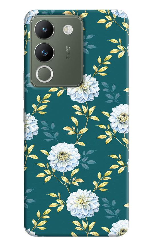 Flowers Vivo Y200 5G Hard Case Back Cover by Casekaro