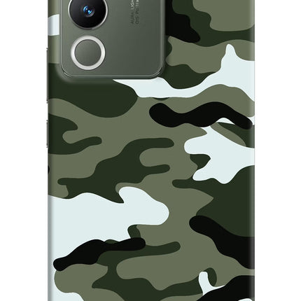 Camouflage Vivo Y200 5G Hard Case Back Cover by Casekaro