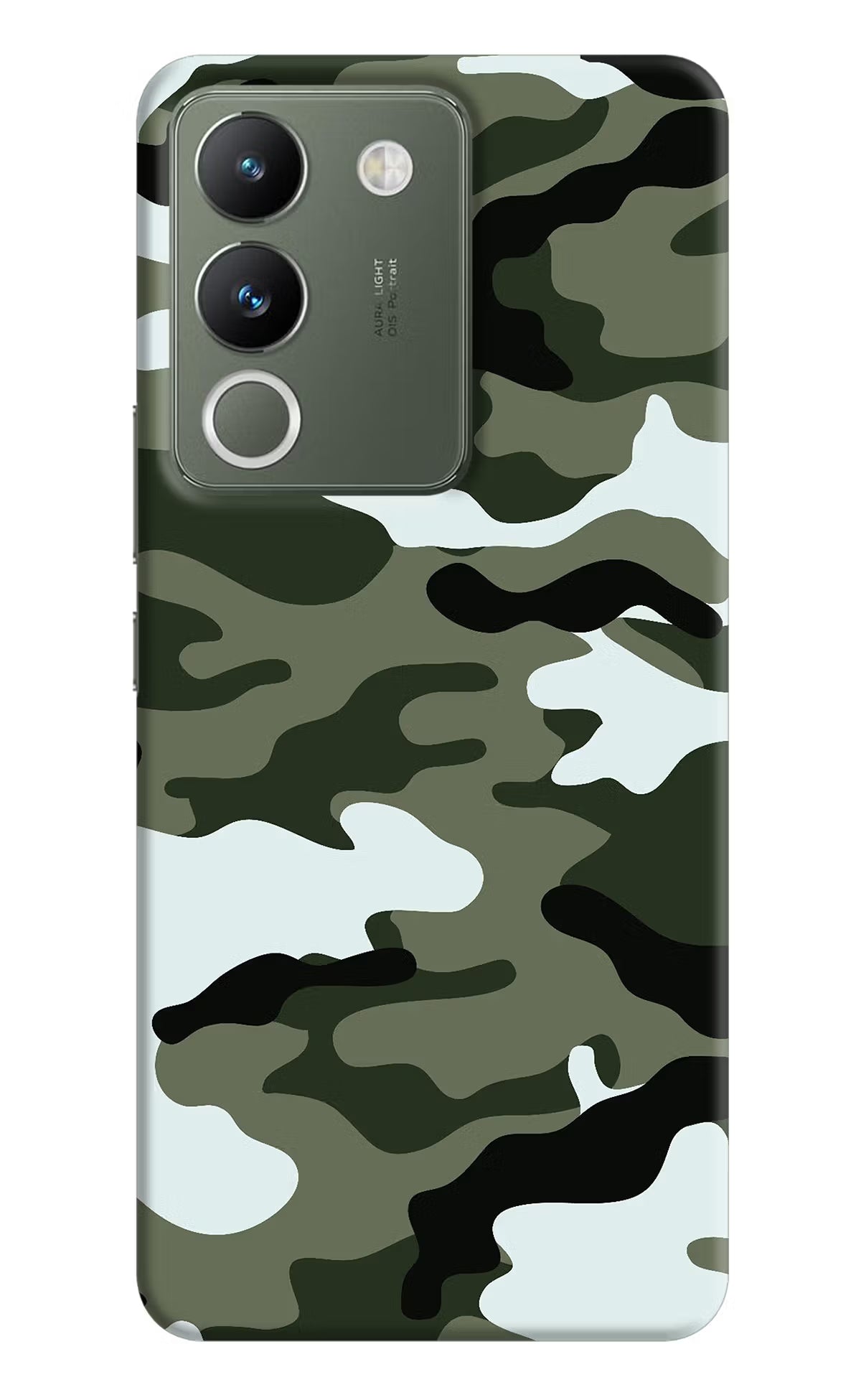 Camouflage Vivo Y200 5G Hard Case Back Cover by Casekaro