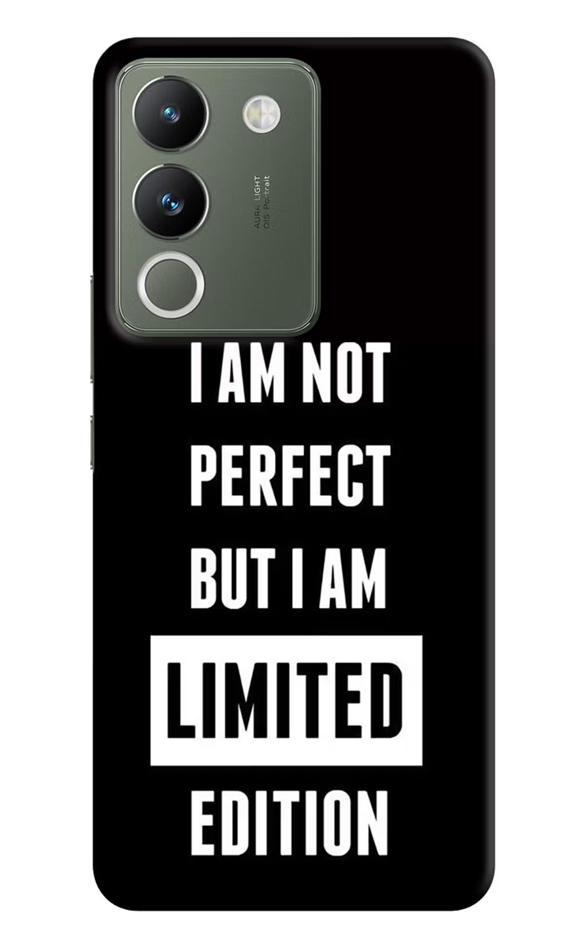 I Am Not Perfect But I Am Limited Edition Vivo Y200 5G Hard Case Back Cover by Casekaro