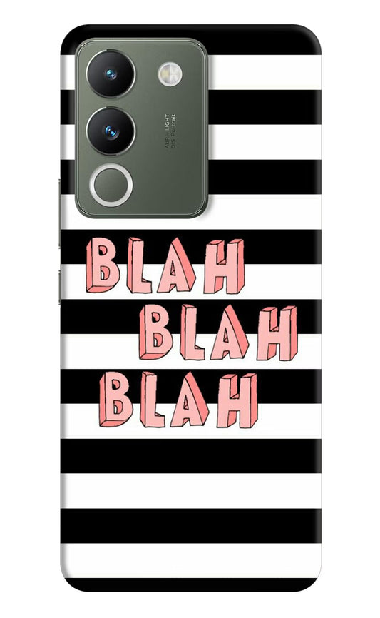 Blah Blah Blah Vivo Y200 5G Hard Case Back Cover by Casekaro