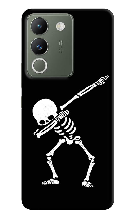 Dabbing Skeleton Art Vivo Y200 5G Hard Case Back Cover by Casekaro