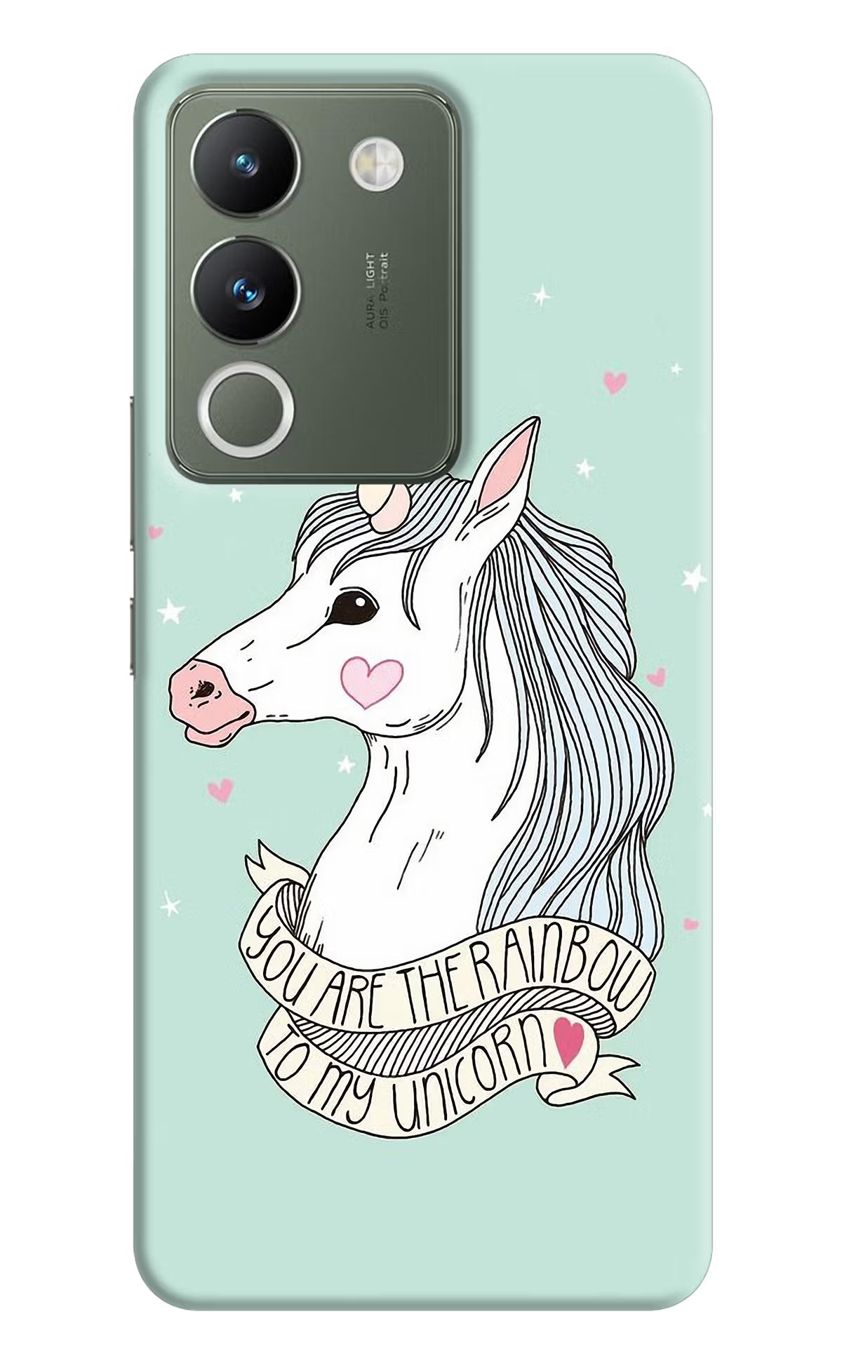 Unicorn Wallpaper Vivo Y200 5G Hard Case Back Cover by Casekaro