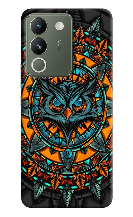 Angry Owl Art Vivo Y200 5G Hard Case Back Cover by Casekaro
