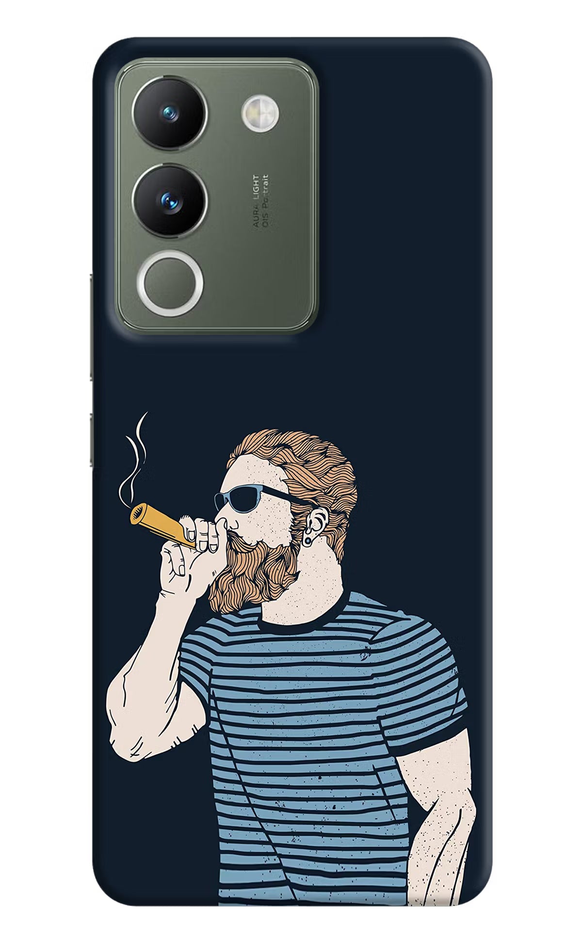Smoking Vivo Y200 5G Hard Case Back Cover by Casekaro