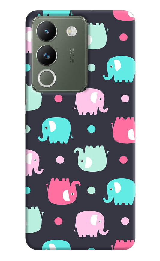 Elephants Vivo Y200 5G Hard Case Back Cover by Casekaro