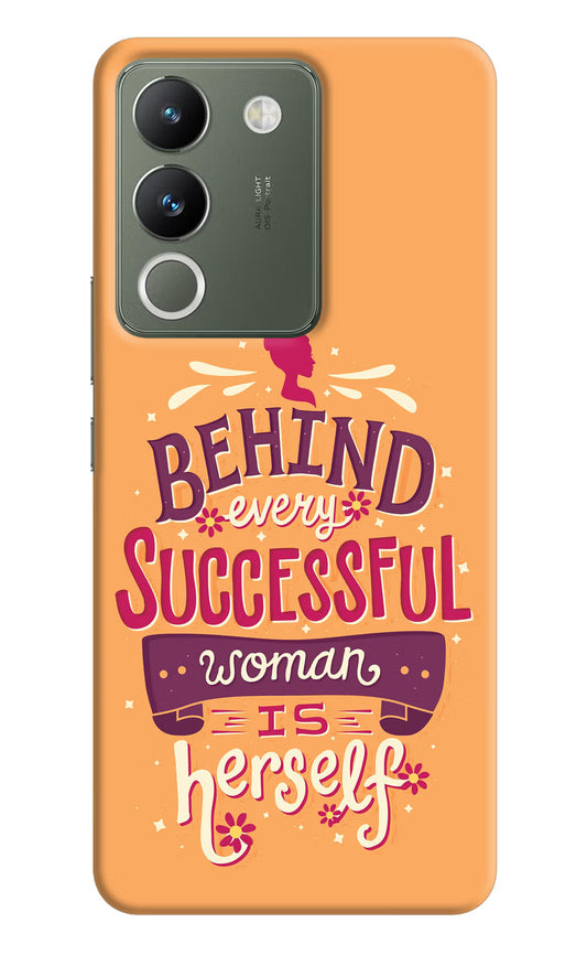 Behind Every Successful Woman There Is Herself Vivo Y200 5G Hard Case Back Cover by Casekaro