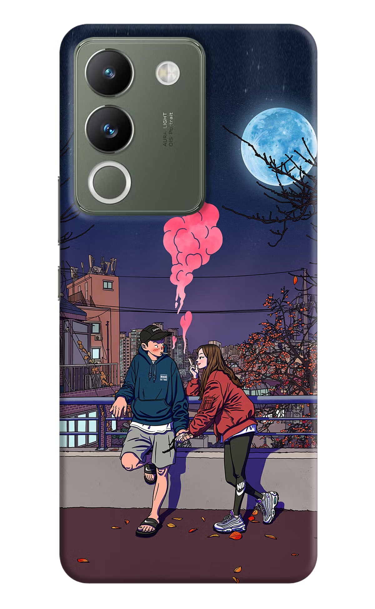 Chilling Couple Vivo Y200 5G Hard Case Back Cover by Casekaro