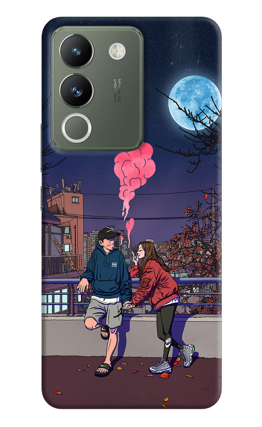 Chilling Couple Vivo Y200 5G Hard Case Back Cover by Casekaro