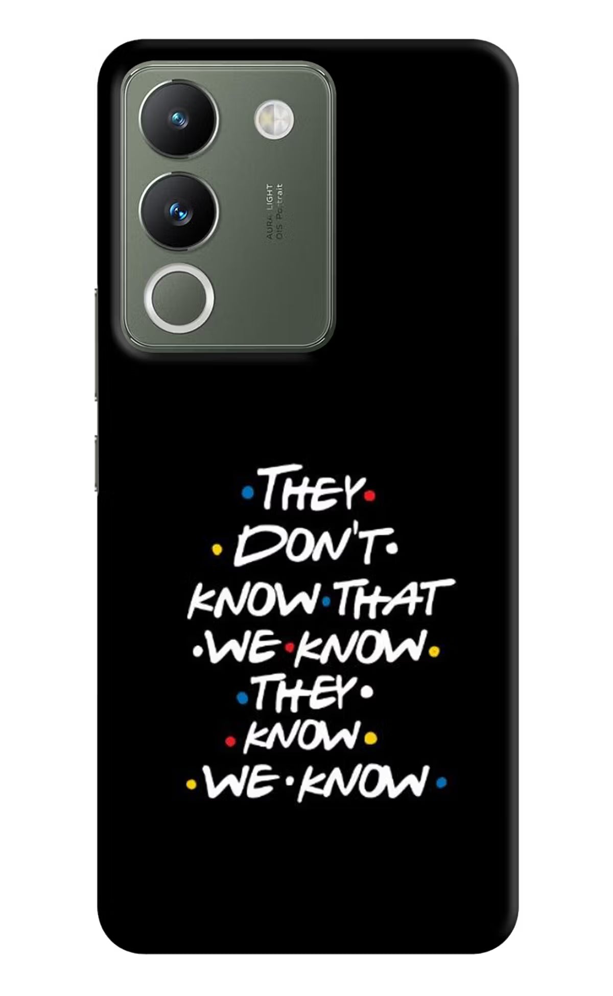 FRIENDS Dialogue Vivo Y200 5G Hard Case Back Cover by Casekaro