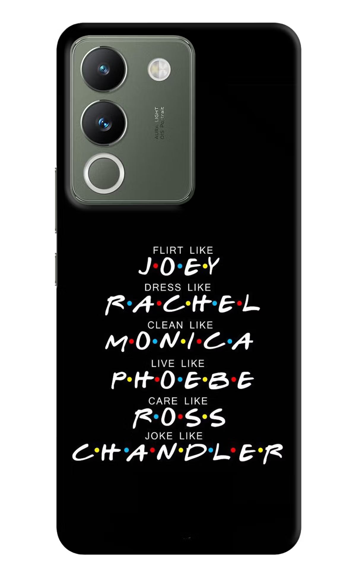 FRIENDS Character Vivo Y200 5G Hard Case Back Cover by Casekaro