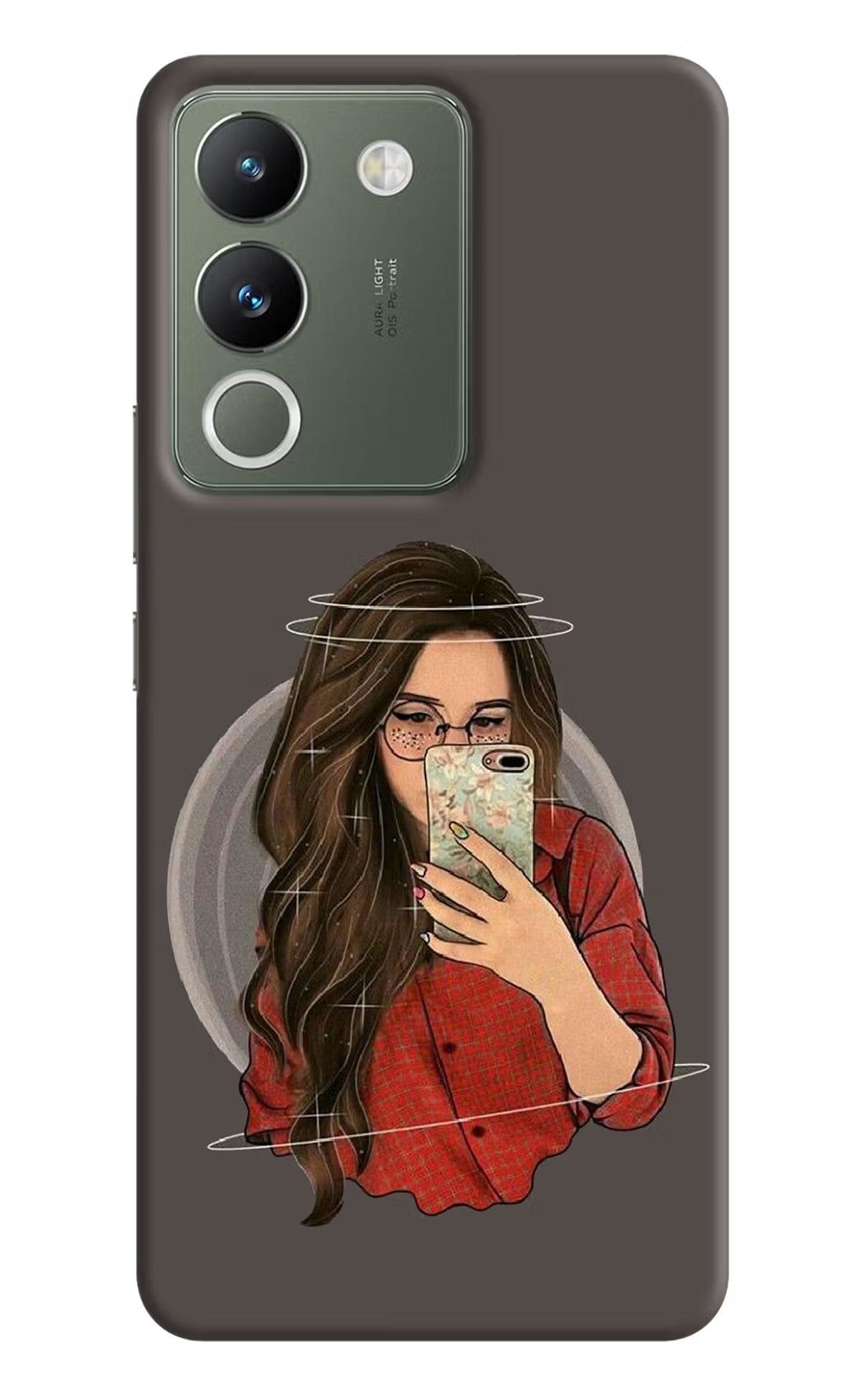 Selfie Queen Vivo Y200 5G Hard Case Back Cover by Casekaro
