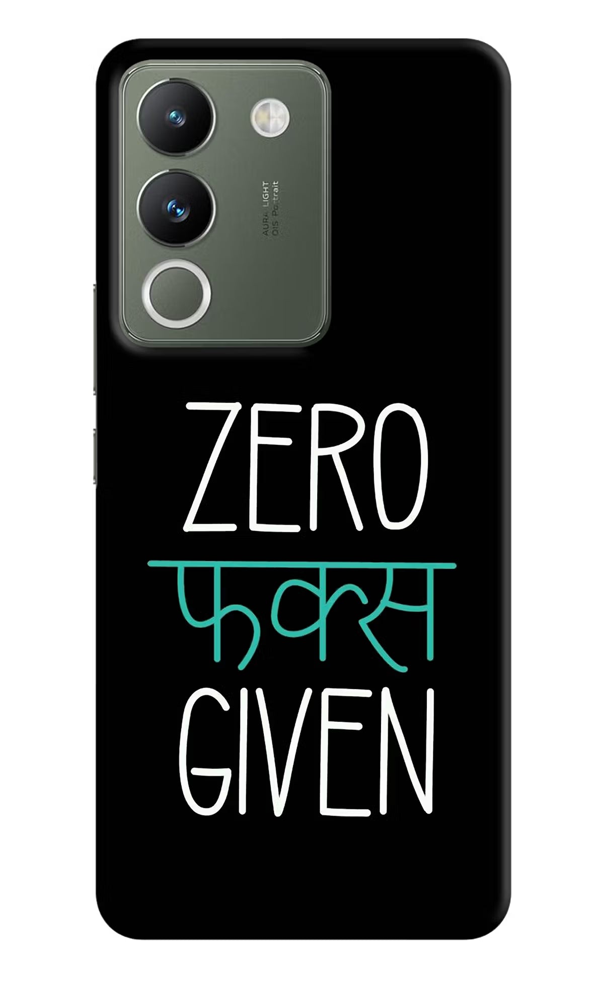Zero Fucks Given Vivo Y200 5G Hard Case Back Cover by Casekaro