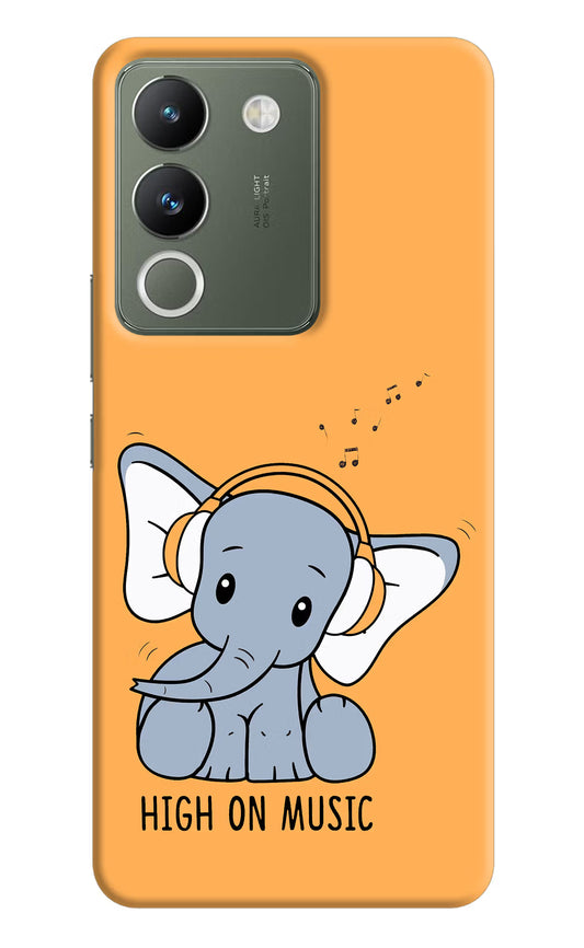 High On Music Vivo Y200 5G Hard Case Back Cover by Casekaro
